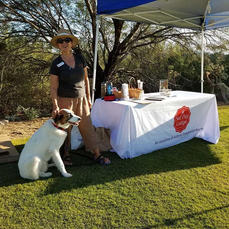 Shelley and Max at the 2018 Marana Golf Tournament