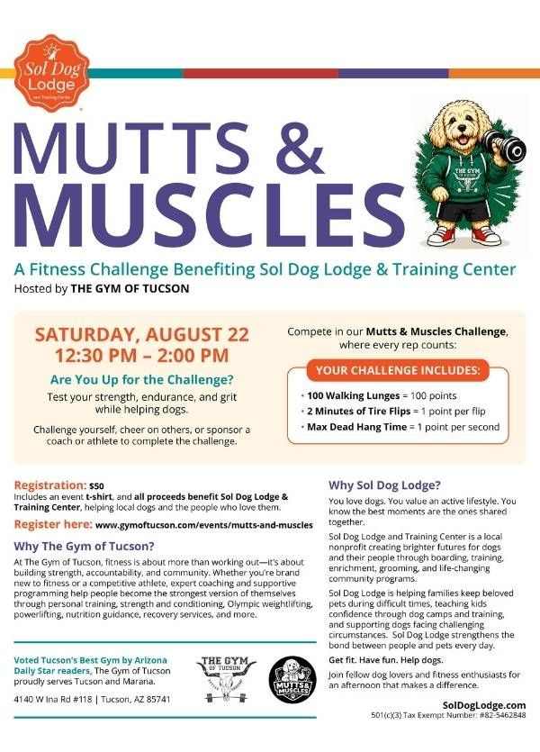 News + Events 5 Mutts & Muscles