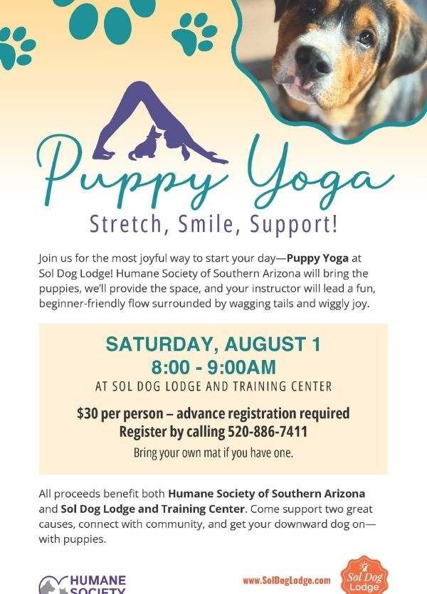 News + Events 4 Puppy Yoga